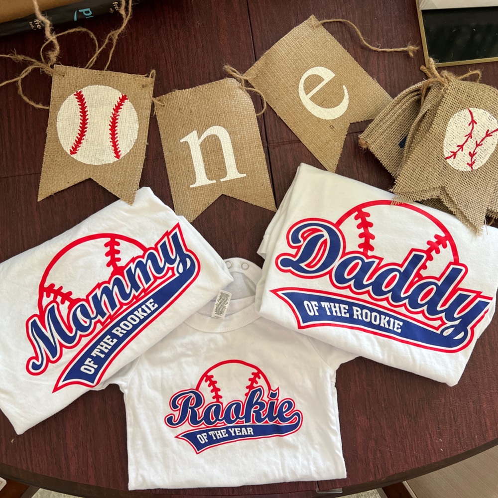 1st birthday ⚾️ Theme Rookie of the Year